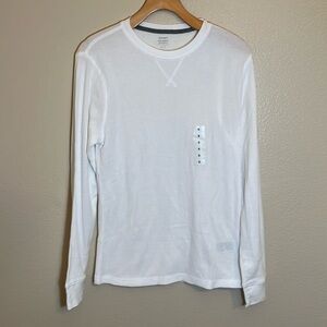 NWT Old Navy White Soft-Washed Ultra-Doux Long Sleeve Shirt